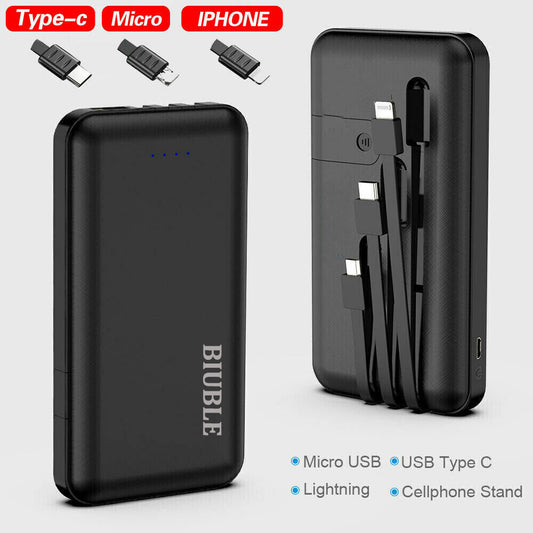 Portable 900000Mah Power Bank USB Backup Battery Charger for Mobile Phone