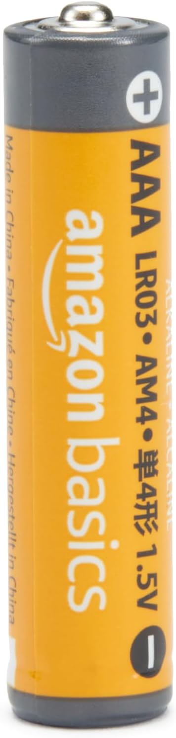 100 Pack AAA High-Performance Alkaline Batteries, 10-Year Shelf Life, Easy to Open Value Pack