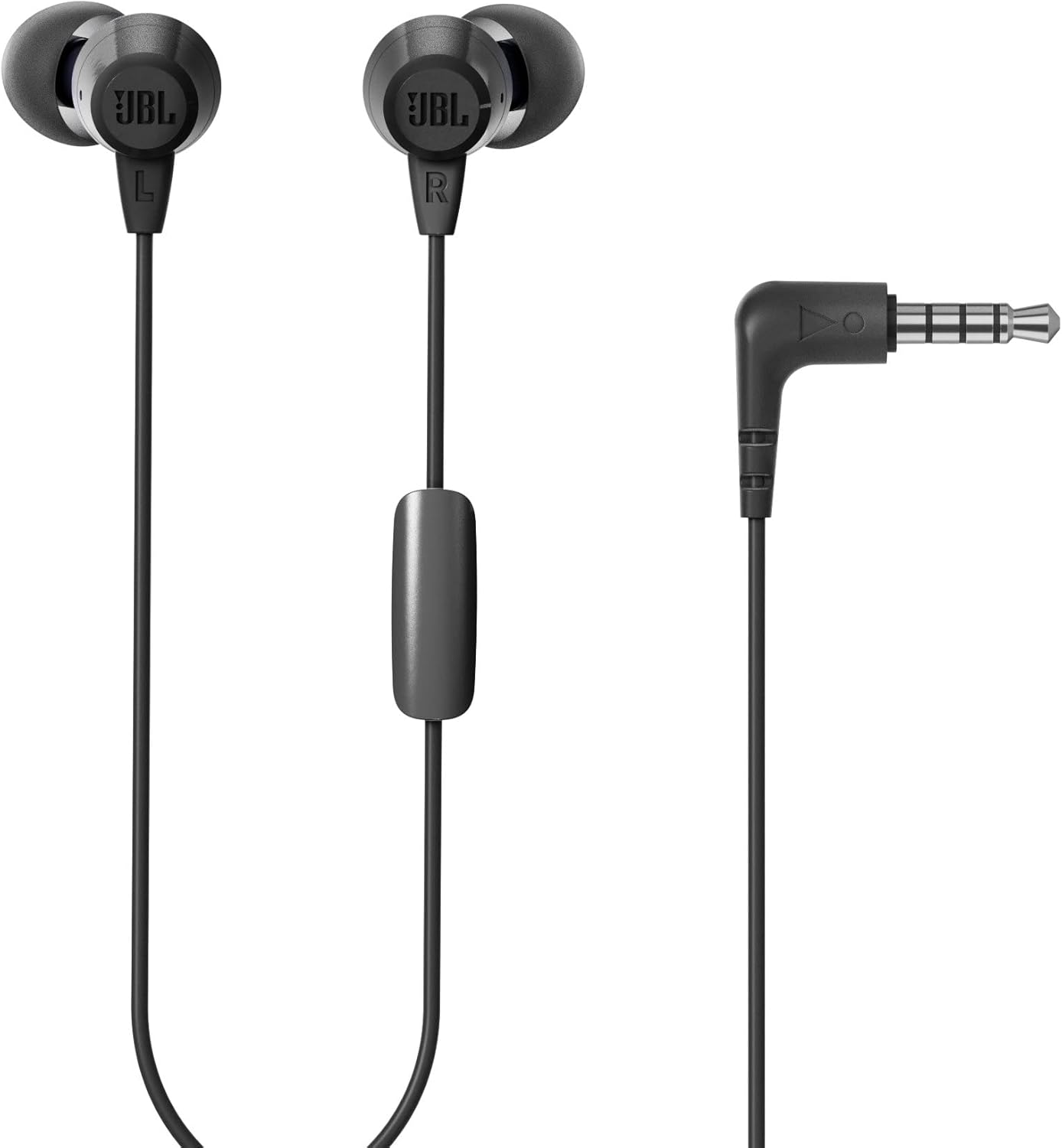 C50HI Wired In-Ear Headphones, Black